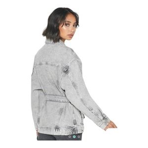 Mango Gray Jean Jacket